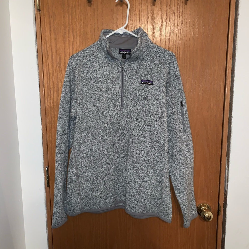 Patagonia Gray Quarter-Zip Women's Top